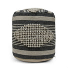 Diamond - Handcrafted Cylindrical Pouf - Furniture Home Direct