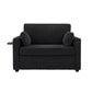 Sleeper Sofa With Foldable Mattress, USB Ports, Side Table & Storage Pocket - Furniture Home Direct