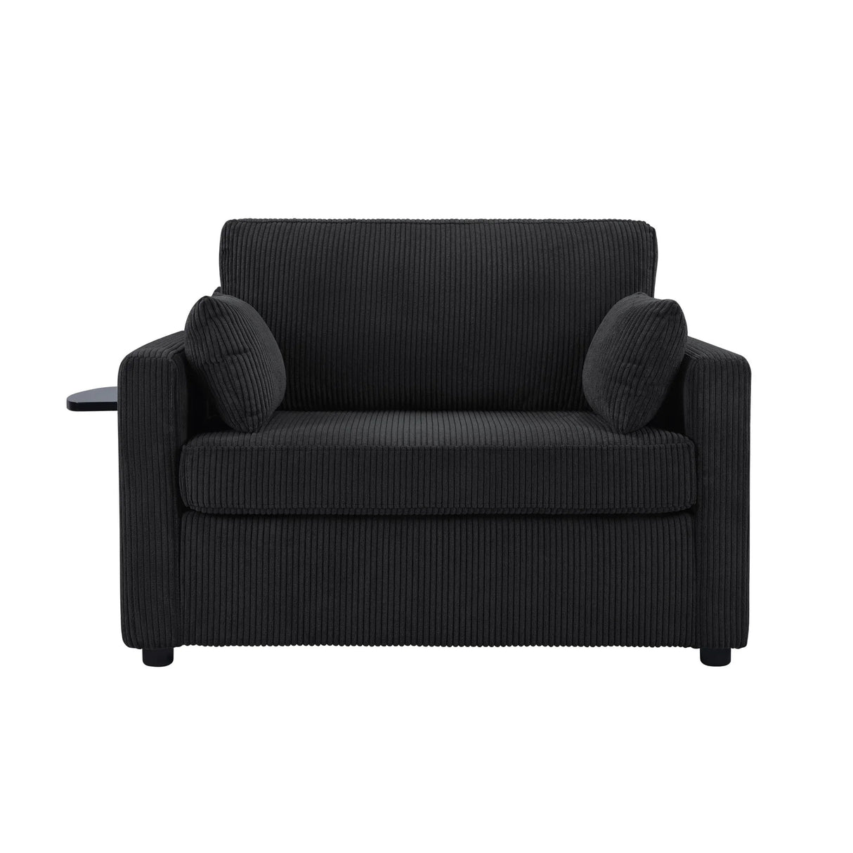 Sleeper Sofa With Foldable Mattress, USB Ports, Side Table & Storage Pocket - Furniture Home Direct