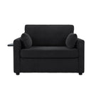 Sleeper Sofa With Foldable Mattress, USB Ports, Side Table & Storage Pocket - Furniture Home Direct