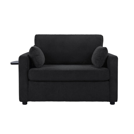 Sleeper Sofa With Foldable Mattress, USB Ports, Side Table & Storage Pocket - Furniture Home Direct