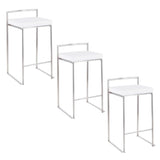 Fuji - Contemporary Elegant Stackable Counter Stool Set - Furniture Home Direct