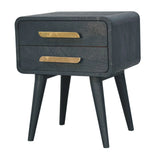 Bedside Table - Teal - Furniture Home Direct
