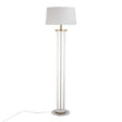 Rope Contemporary Floor Lamp - Natural / White - Furniture Home Direct