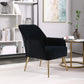 Modern Mid-Century Chair Tufted Sherpa Armchair For Living Room Bedroom Office - Furniture Home Direct