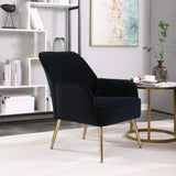 Modern Mid-Century Chair Tufted Sherpa Armchair For Living Room Bedroom Office - Furniture Home Direct