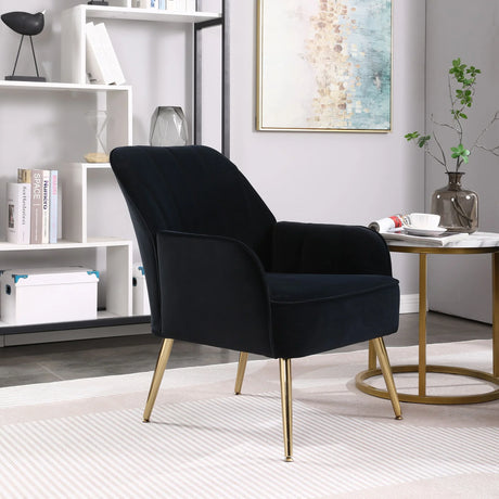 Modern Mid-Century Chair Tufted Sherpa Armchair For Living Room Bedroom Office - Furniture Home Direct