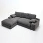 Modern Minimalist Modular Sectional Sofa Set, Upholstered Sleeper Couch - Furniture Home Direct
