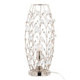 Crystal - Buds Contemporary Uplight Lamp - Polished Nickel / Clear Crystal - Furniture Home Direct