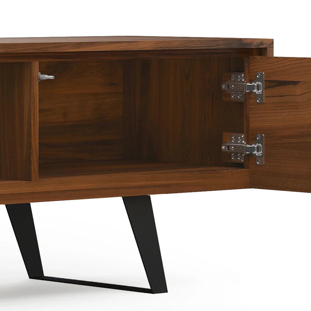 Lowry - Handcrafted TV Media Stand - Walnut - Furniture Home Direct
