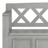 Amherst - Handcrafted Entryway Storage Bench - Furniture Home Direct