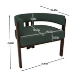 Modern Accent Teddy Upholstered Armchair - Furniture Home Direct