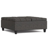 Harrison - Upholstered Coffee Table Storage Ottoman - Furniture Home Direct