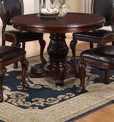 Classic Formal Dining Room Table And 4 Side Chairs - Furniture Home Direct