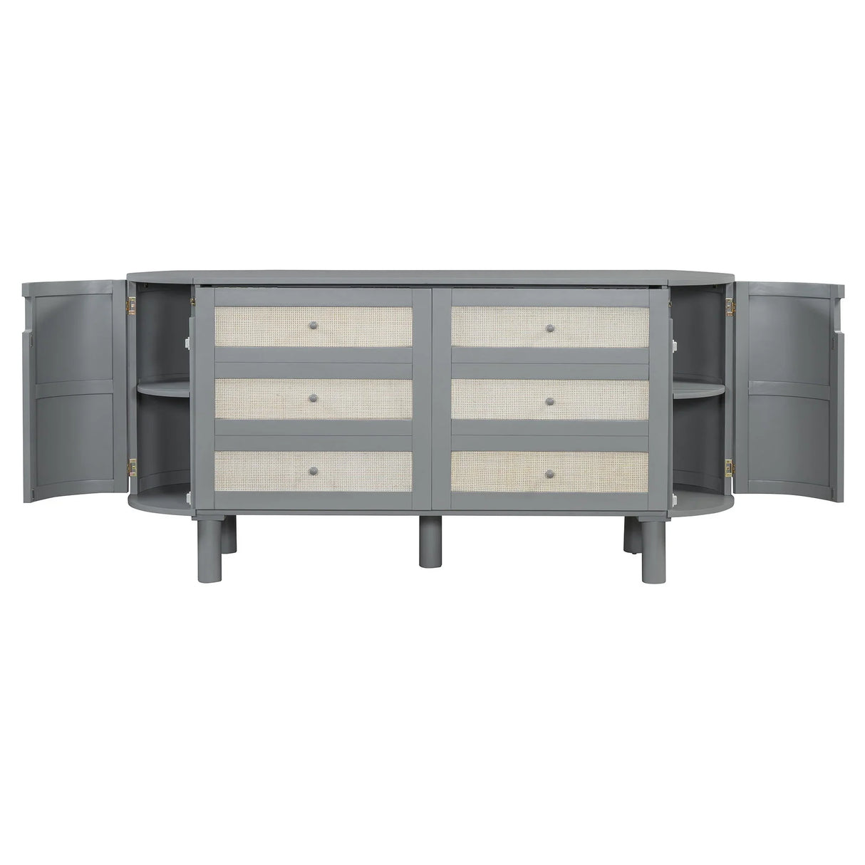 Murphy Bed With Hidden Storage & Modern Woven Design - Furniture Home Direct