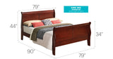 Panel Sleigh Bed - Furniture Home Direct