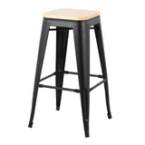 Oregon - Contemporary Barstool (Set of 2) - Furniture Home Direct