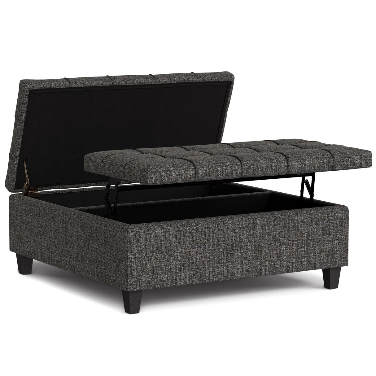 Harrison - Upholstered Coffee Table Storage Ottoman - Furniture Home Direct