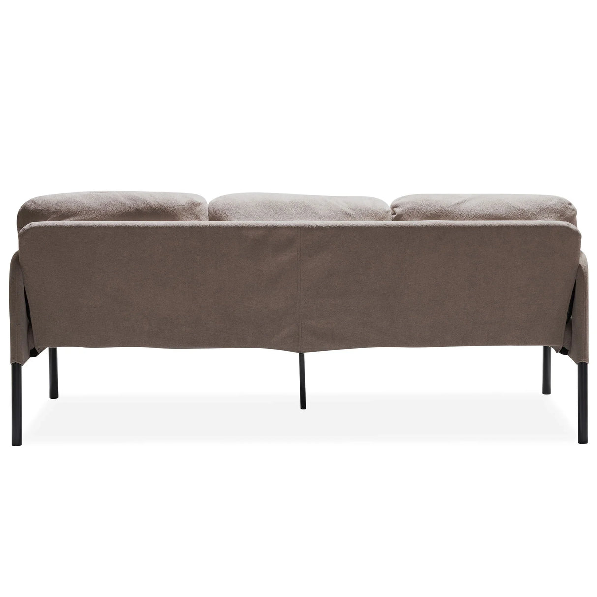 Modern L Shaped 3 Seater Sofa With Ottoman, Upholstered Couch For Small Spaces - Furniture Home Direct