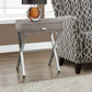 Accent Side X Table, Storage Drawer, Contemporary & Modern - Furniture Home Direct
