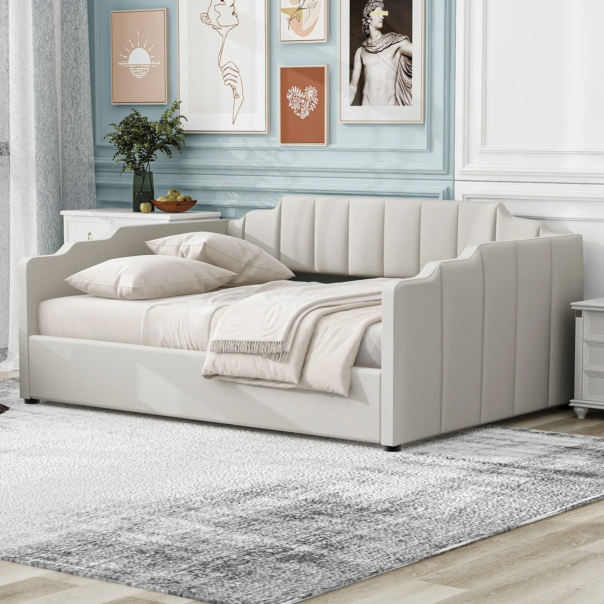 Modern Upholstered Daybed With Underneath Storage - Furniture Home Direct
