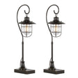 Landen - Contemporary Task Lamp (Set of 2) - Oil Rubbed Bronze / Clear - Furniture Home Direct