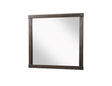 Square Mirror With Knotty - Brown - Furniture Home Direct