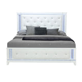 Adalid - Contemporary Bed With LED Lights - Furniture Home Direct