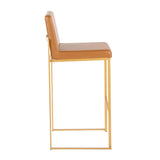 Fuji - Contemporary Design High Back Barstool (Set of 2) - Furniture Home Direct
