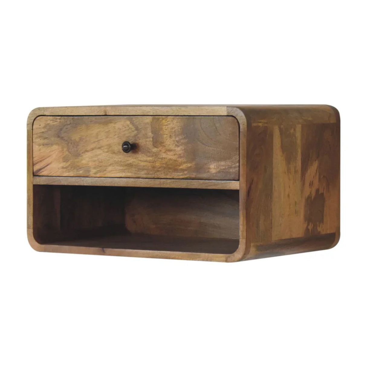 Curve Upper Slot Floating Nightstand - Furniture Home Direct