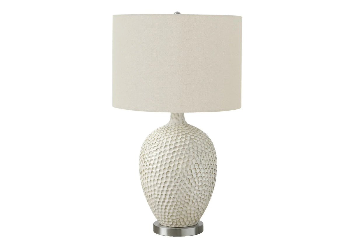 Lighting, Table Lamp, Ceramic, Contemporary - Cream - Furniture Home Direct