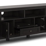 Warm Shaker - TV Media Stand - Hickory Brown - Furniture Home Direct