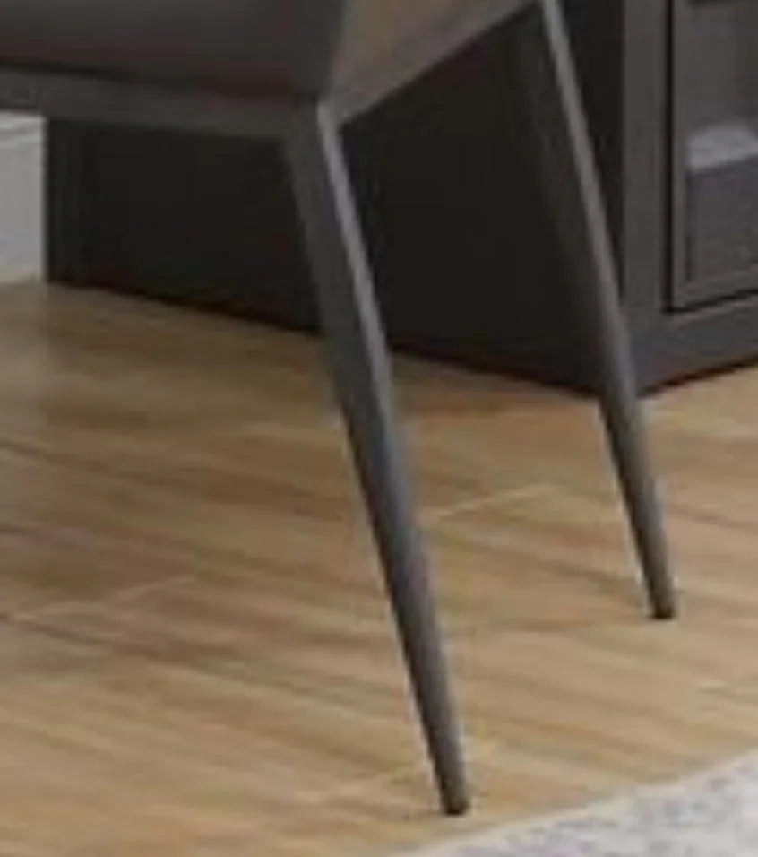Cargo - Synthetic Leather Chair - Gunmetal - Furniture Home Direct