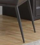 Cargo - Synthetic Leather Chair - Gunmetal - Furniture Home Direct