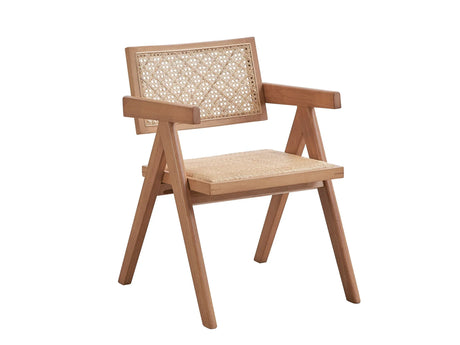 Velentina - Rattan Arm Chair (Set of 2) - Natural - Furniture Home Direct