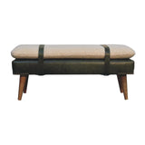 Buffalo - Hide Leather Bench - Furniture Home Direct