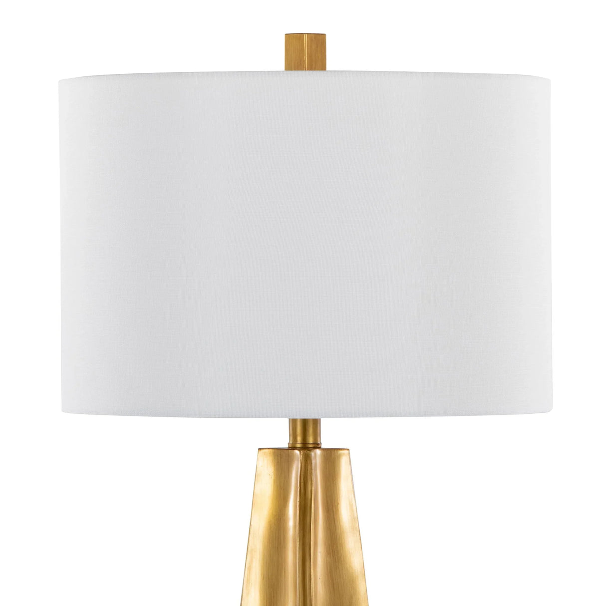 Pompeii - Contemporary Table Lamp - Gold / White - Furniture Home Direct