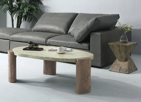 Dayana - Coffee Table - Oak / Off White - Furniture Home Direct
