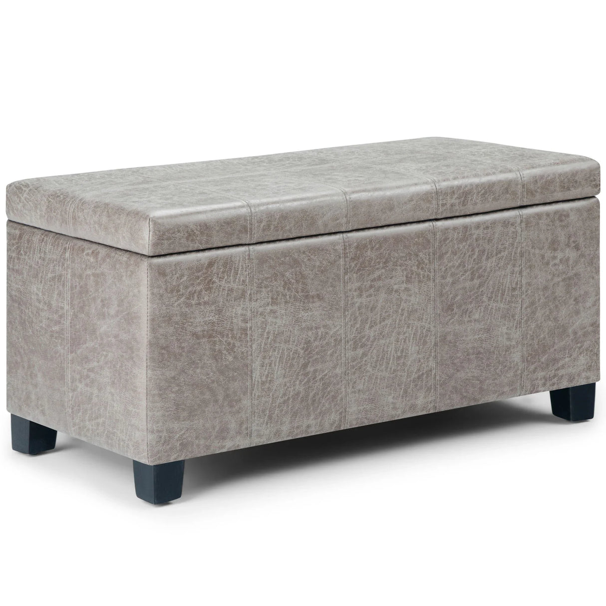 Dover - Upholstered Storage Ottoman Bench - Furniture Home Direct