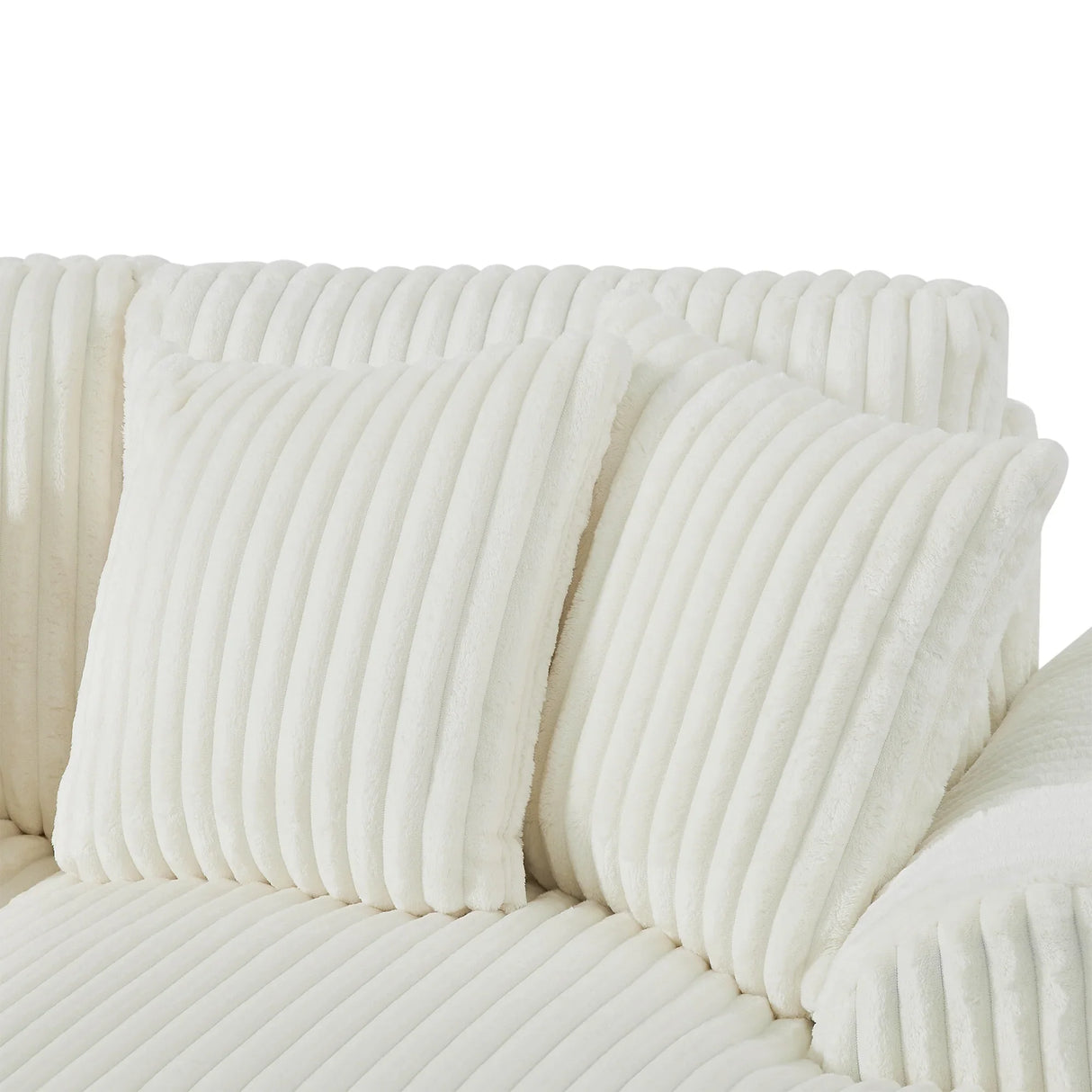 Sectional Sofa U Shaped Oversized With Chaise Beige - Furniture Home Direct