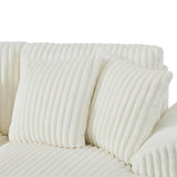 Sectional Sofa U Shaped Oversized With Chaise Beige - Furniture Home Direct
