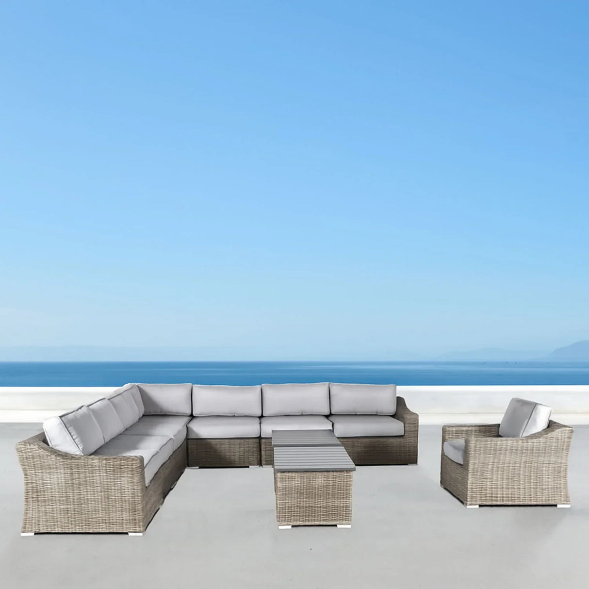Stylish Sofa Seating Group With Cushions Perfect For Outdoor Gatherings - Furniture Home Direct