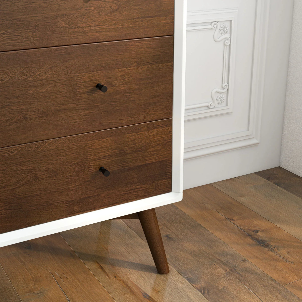 Caroline - Mid-Century, Modern Dresser - Furniture Home Direct