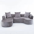 Modular Sectional Sofa With L Shape Chaise With Deep Seat - Furniture Home Direct