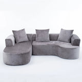 Modular Sectional Sofa With L Shape Chaise With Deep Seat - Furniture Home Direct
