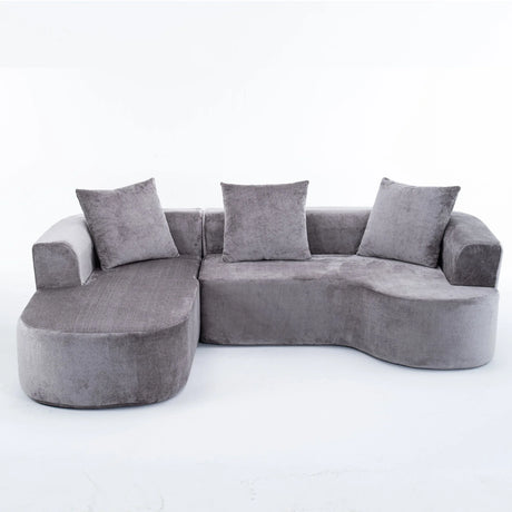 Modular Sectional Sofa With L Shape Chaise With Deep Seat - Furniture Home Direct