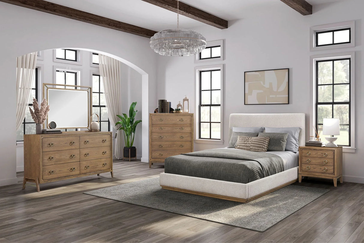 6 Drawer Dresser - Latte - Furniture Home Direct