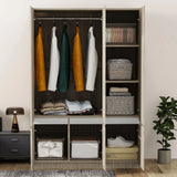 6 Doors Wardrobe Storage For Bedroom - Furniture Home Direct