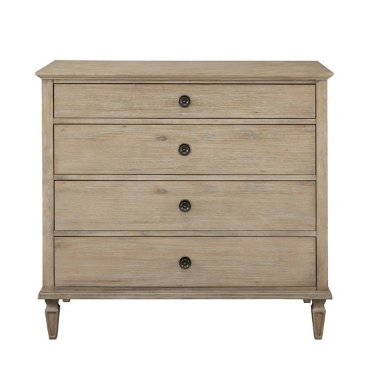 French Inspired Small Dresser - Wire Brushed Light Natural - Furniture Home Direct
