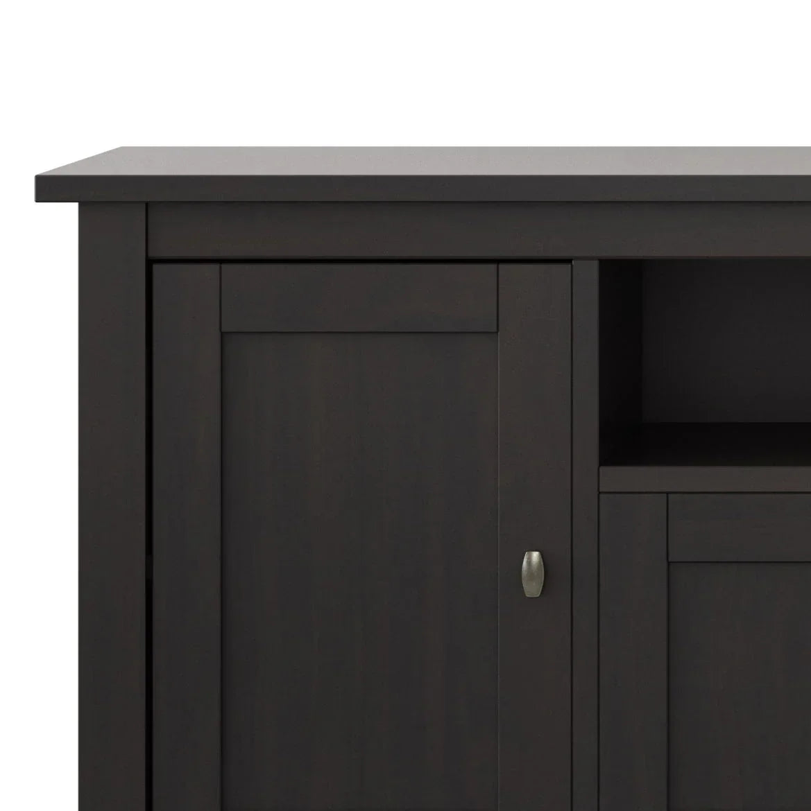 Warm Shaker - TV Media Stand - Hickory Brown - Furniture Home Direct